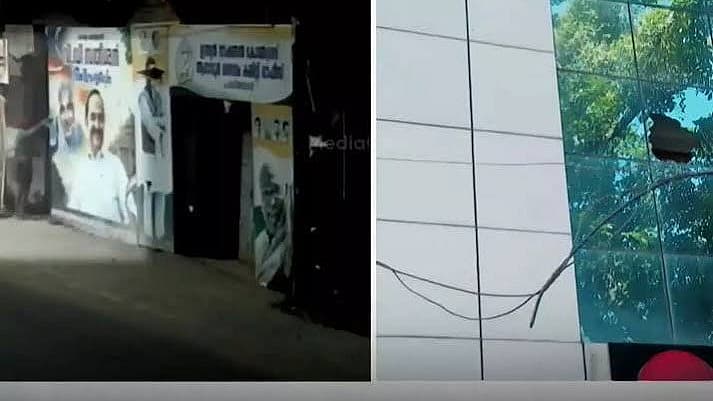 തലസ്ഥാനത്ത് കോണ്ഗ്രസ് ഓഫീസുകള്ക്ക് നേരെ ആക്രമണം, തീയിടല്;
പിന്നില് ബിജെപി എന്ന് കോണ്ഗ്രസ്