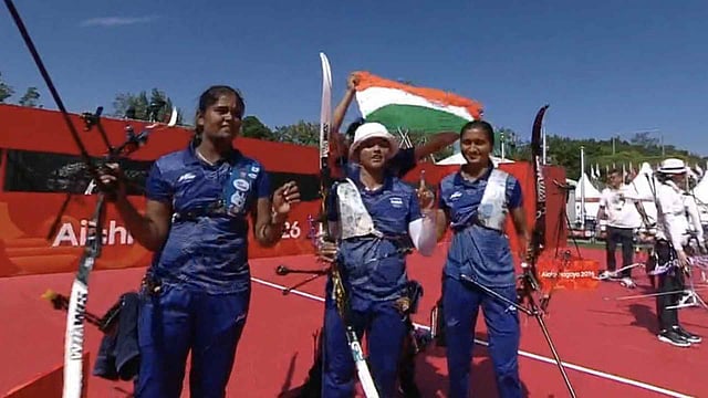 India Win First-Ever Women's Recurve Archery Gold, Olympic Champions South Korea
