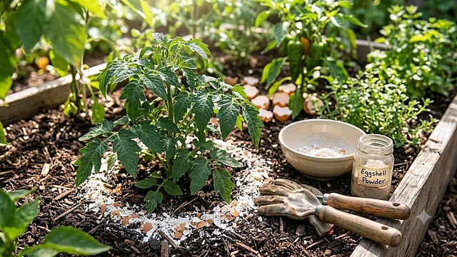 ചെറു കഷണങ്ങളാക്കി ചെടിയുടെ ചുവട്ടില് വിതറിയാല് ഒച്ചുകളെയും ഇഴജന്തുക്കളെയും അകറ്റാം