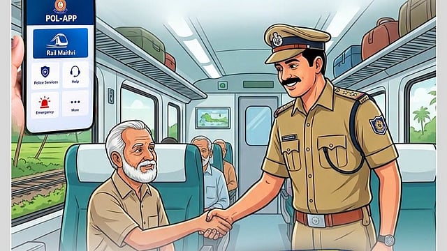ട്രെയിനിൽ പതിവായി ഒറ്റയ്ക്ക് യാത്ര ചെയ്യുന്നവരാണോ?, സുരക്ഷ ഉറപ്പാക്കാം; പോൽ ആപ്പിൽ റെയിൽ മൈത്രി ഫീച്ചർ