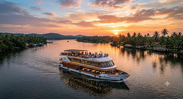 200 രൂപക്ക് ഓളപ്പരപ്പില്‍ രണ്ട് മണിക്കൂര്‍ കറങ്ങാം; വേമ്പനാട്ട് കായലില്‍ സണ്‍സെറ്റ് ക്രൂയിസ് ബോട്ട് സര്‍വീസ്
