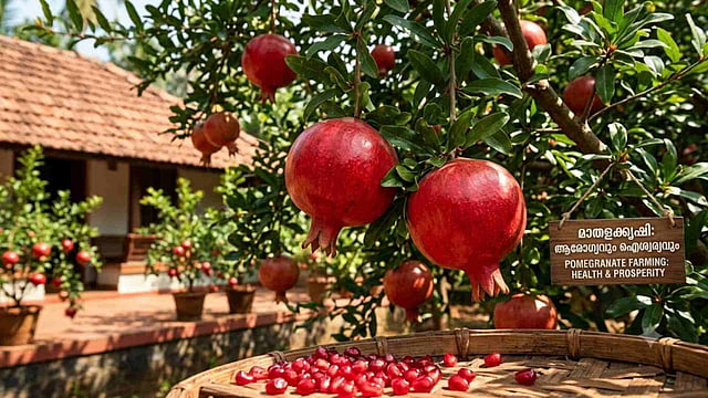 മാതളനാരങ്ങ കടയില്‍ നിന്ന് വാങ്ങേണ്ട; വീട്ടുപറമ്പില്‍ വിളയിക്കാം
