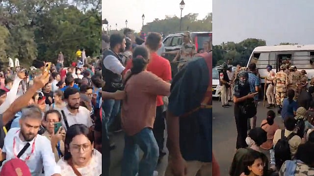 ​Jantar Mantar Protest: ഡല്‍ഹിയില്‍ വീണ്ടും പ്രതിഷേധം, റോഡില്‍ കുത്തിയിരുന്ന് പ്രതിഷേധിച്ച് വിദ്യാര്‍ഥികള്‍


