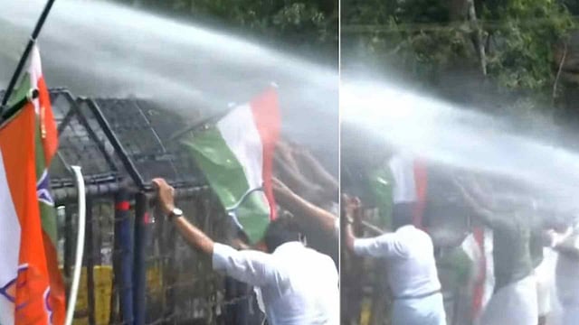 യുഡിഎഫ് മാർച്ചിനു നേരെ ജലപീരങ്കി പ്രയോഗം