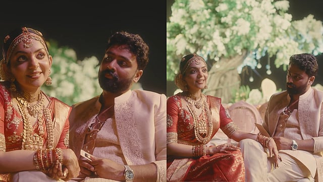 'നിമിഷ് ക്രിസ്ത്യൻ, ഞാൻ ഹിന്ദു, മതം പൂർണമായും ഒഴിവാക്കിയുള്ളൊരു പരിപാടി'; വിവാഹ വിഡിയോ പങ്കുവച്ച് അഹാന