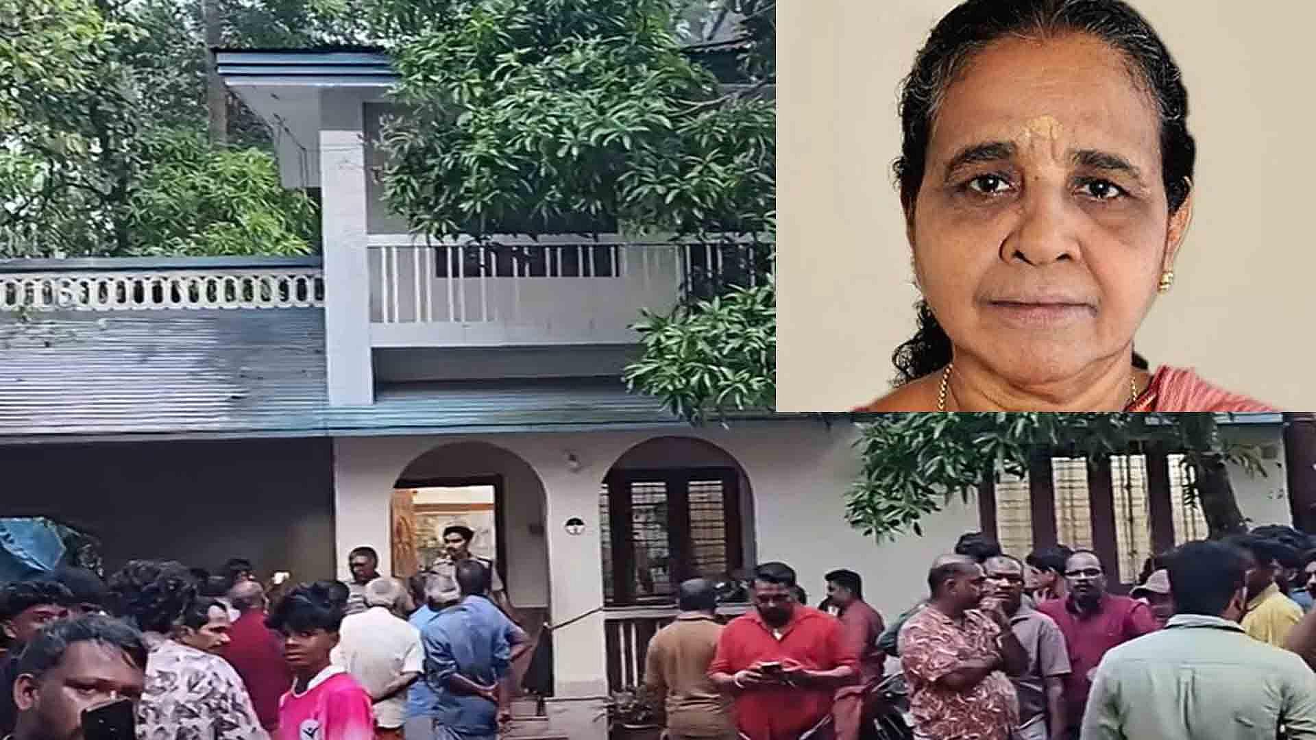 തൃശൂർ കാറളത്ത് വയോധികയെ കൊലപ്പെടുത്തിയ കേസ്; അയൽവാസി കസ്റ്റഡിയിൽ