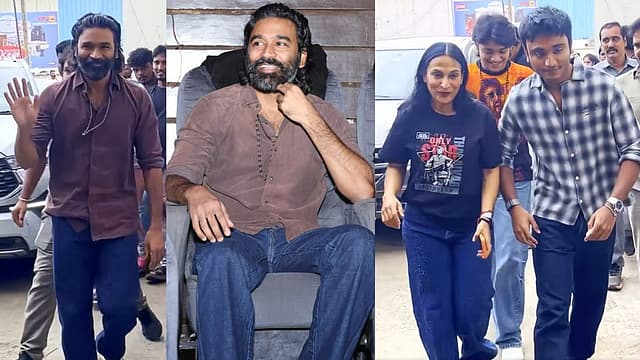 എന്നും എപ്പോഴും തലൈവർ ഫാൻ; 'ജയിലർ 2' ഫസ്റ്റ് ഷോ കാണാൻ ധനുഷ്, മക്കൾക്കൊപ്പമെത്തി ഐശ്വര്യയും