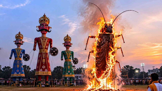 'ദസറയില് രാവണനൊപ്പം പാറ്റയെയും കത്തിക്കും'; അഴുക്കിന്റെ പ്രതീകമെന്ന് രാംലീലാ കമ്മിറ്റി