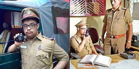 പൊലീസ് യൂണിഫോമണിഞ്ഞു, നൈറ്റ് പട്രോളിങ്ങിനും പോയി: ഒറ്റ ദിവസത്തേക്ക് സബ് ഇന്‍സ്‌പെക്ടര്‍ ആയി സ്റ്റെവിന്‍