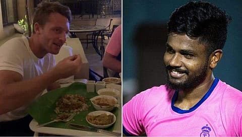'സദ്യ കഴിക്കുന്ന നമ്മുടെ സ്വന്തം ജോസേട്ടന്‍'- സഞ്ജു പങ്കിട്ട ജോസ് ബട്‌ലറുടെ വീഡിയോ വൈറല്‍