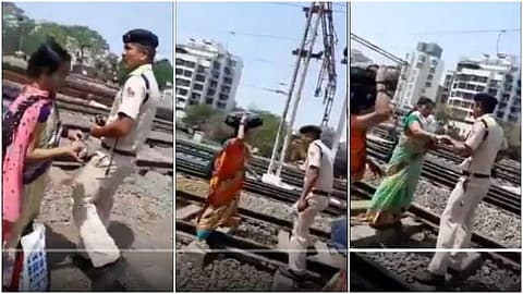 ലോക്ക്ഡൗണ്‍ കാലത്തും കണ്ണില്ലാത്ത ക്രൂരത; വീടെത്താന്‍ നടന്നുപോകുന്ന സ്ത്രീകളോട് കൈക്കൂലി വാങ്ങി ഉദ്യോഗസ്ഥന്‍ (വീഡിയോ