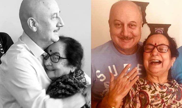 'അമ്മ എന്നെ തല്ലിച്ചതച്ചു, തുണിയില്ലാതെ വീട്ടില്‍ നിന്ന് പുറത്താക്കി'; അനുപം ഖേര്‍