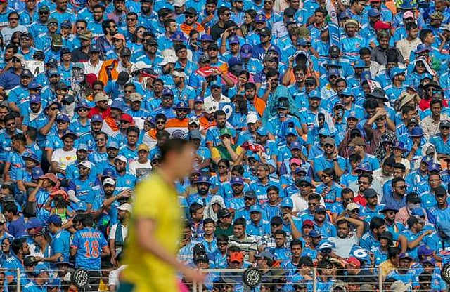 അഹമ്മദാബാദ് നരേന്ദ്ര മോദി സ്റ്റേഡിയത്തിൽ കളി കാണാനെത്തിയ ഇന്ത്യൻ ആരാധകരുടെ നിരാശചിത്രം: എഎൻഐ