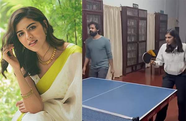 പ്രണവിനൊപ്പം ടേബിള്‍ ടെന്നീസ് കളിച്ച് കല്യാണി: വിഡിയോ പങ്കുവച്ച് താരം