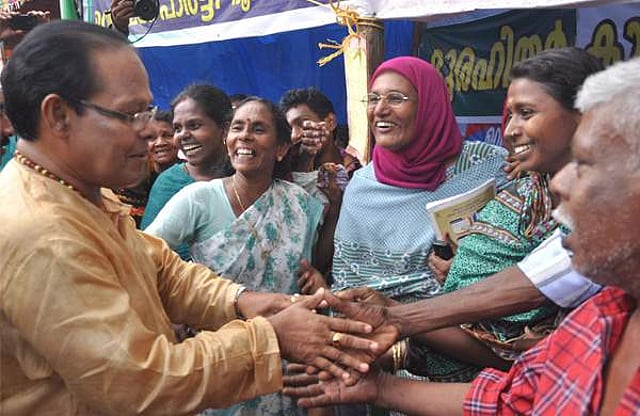 2014ലെ തെരഞ്ഞെടുപ്പ് പ്രചാരണ വേളയിൽ ഇന്നസെന്റ്