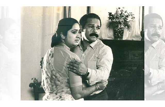 സാന്ദ്രം എന്ന സിനിമയിൽ ഇന്നസെന്റും കൽപനയും