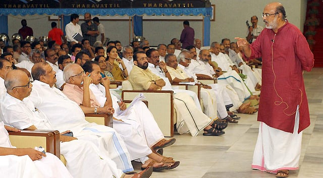 നിയമസഭയിൽ സംഘടിപ്പിച്ച ജിഎസ്ടി സെമിനാറിൽ ധനമന്ത്രി തോമസ് ഐസക് സംസാരിക്കുന്നു