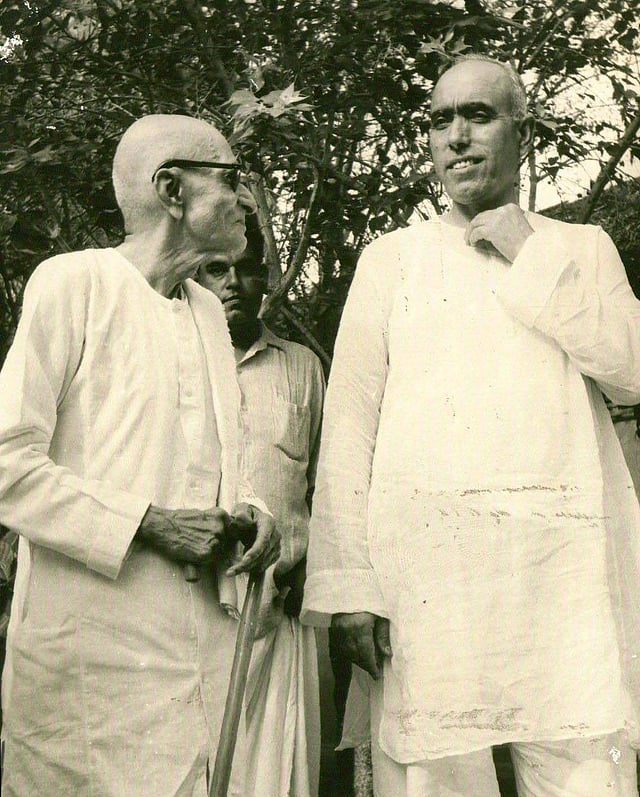 രാജാജിയോടൊപ്പം ഷേക് അബ്ദുള്ള