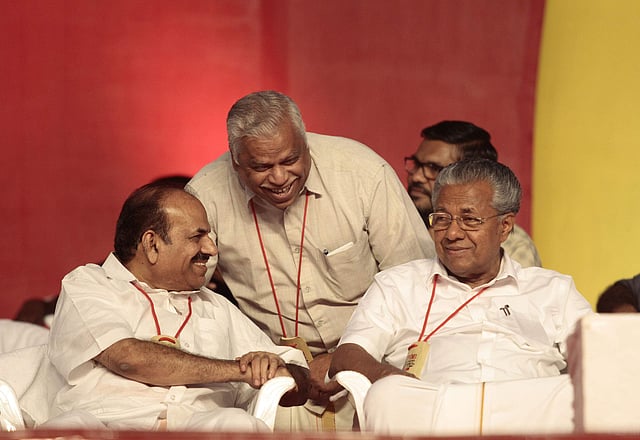 പാർട്ടിക്കും ഭരണത്തിനുമിടയിൽ: കോടിയേരി ബാലകൃഷ്ണനും പിണറായി വിജയനുമൊപ്പം എംവി ജയരാജൻ