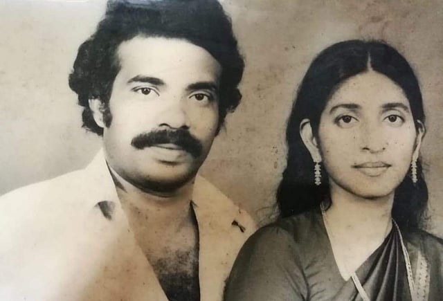 എ ഹിഷാമും ആൽഫാ മാഞ്ഞൂരാനും വിവാഹകാല ചിത്രം