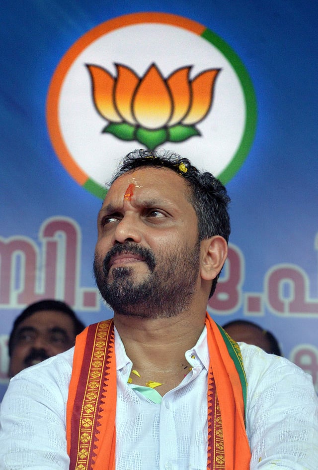 കെ സുരേന്ദ്രൻ/ ഫോട്ടോ: വിൻസെന്റ് പുളിക്കൽ/ എക്സ്പ്രസ്