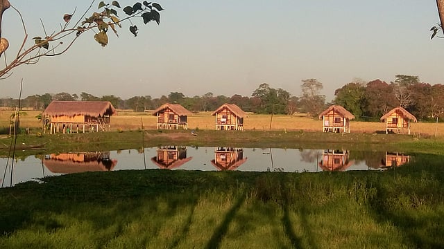 മജുലിയിലെ കുടിലുകൾ