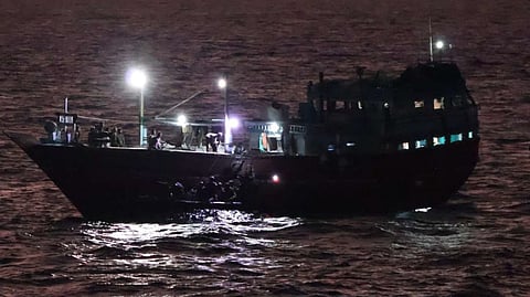 ഇന്ത്യൻ നേവി പുറത്തു വിട്ട ചിത്രം