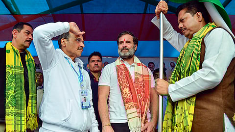 ഭാരത് ജോഡോ ന്യായ് യാത്രയിൽ രാഹുൽ​ഗാന്ധി