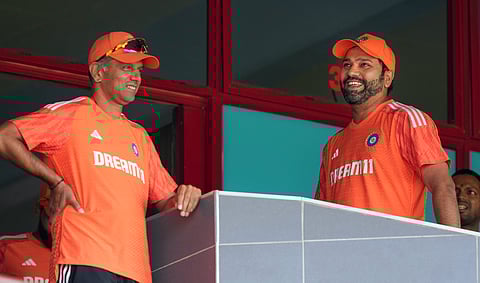 ​ദ്രാവിഡിനൊപ്പം രോഹിത്