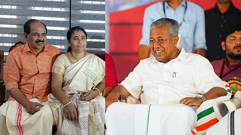 ജിആര്‍ അനിലും ലതാ ദേവിയും, പിണറായി വിജയന്‍