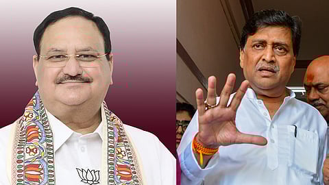 ജെപി നഡ്ഡ, അശോക് ചവാന്‍
