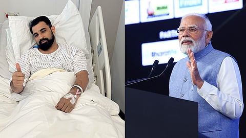 ഷമി, മോദി