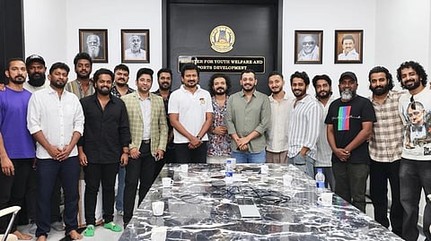 മ‍ഞ്ഞുമ്മൽ ടീമിനൊപ്പം ഉദയനിധി സ്റ്റാലിന്‍