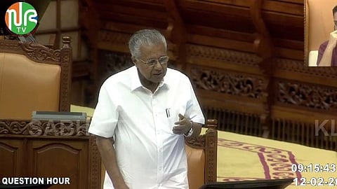 പിണറായി വിജയന്‍ നിയമസഭയില്‍ സംസാരിക്കുന്നു