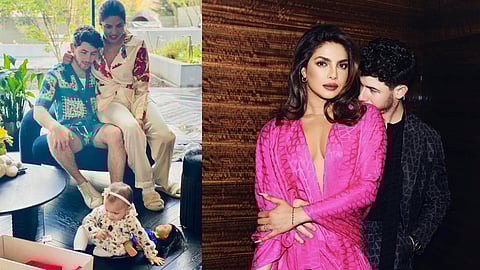 പ്രിയങ്ക ചോപ്രയും നിക്ക് ജൊനാസും മകളും