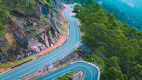 മൂന്നാർ- ബോഡിമേട്ട് റോഡിന്റെ ചിത്രം