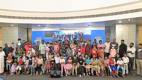 കോഴിക്കോട്ടെ ആസ്റ്റര്‍ മിംസ് ആശുപത്രിയില്‍ നടന്ന  കൂട്ടായ്മ