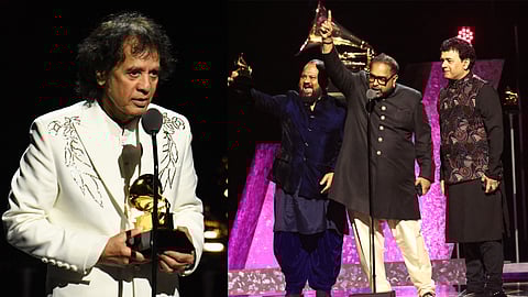 സക്കീര്‍ ഹുസൈനും ശങ്കര്‍ മഹാദേവനും ഗ്രാമി പുരസ്കാരവുമായി