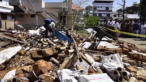 തൃപ്പൂണിത്തുറയിലുണ്ടായ സ്ഫോടനം 