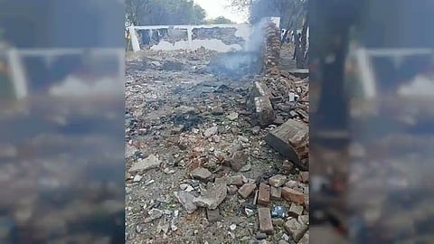 പടക്കനിര്‍മ്മാണശാലയില്‍ സ്‌ഫോടനം ഉണ്ടായപ്പോള്‍