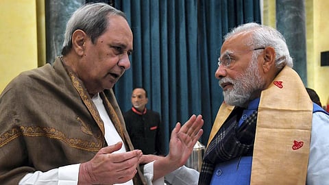 പ്രധാനമന്ത്രി നരേന്ദ്ര മോദിക്കൊപ്പം ഒഡീഷ മുഖ്യമന്ത്രി നവീന്‍ പട്‌നായിക്