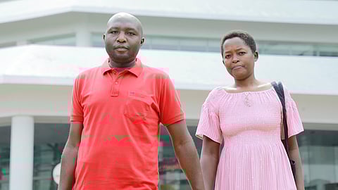 റുസിയ ഒരിക്കിറിസ ഭര്‍ത്താവിനൊപ്പം 