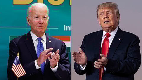 ജോ ബൈഡനും ട്രംപും  