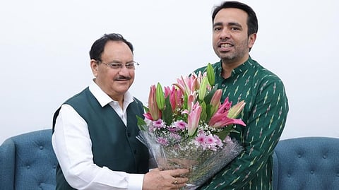 ജയന്ത് ചൗധരി ജെപി നഡ്ഡയ്ക്കൊപ്പം 