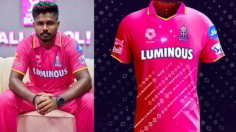 ജേഴ്സിയണിഞ്ഞ് സഞ്ജു സാംസണ്‍