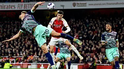 ഹവേട്സിന്‍റെ ഹെഡ്ഡര്‍ വലയിലേക്ക്