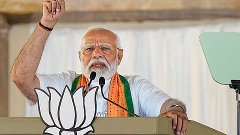 പ്രധാനമന്ത്രി നരേന്ദ്രമോദി 
