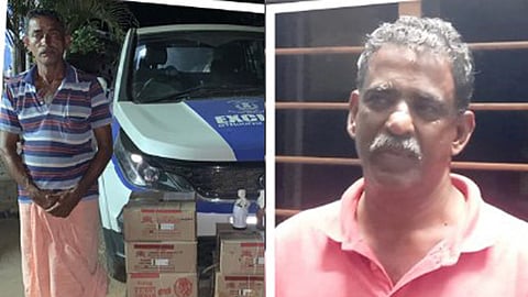  പിടിയിലായ രാധാകൃഷ്ണന്‍, ഹണി അലി 