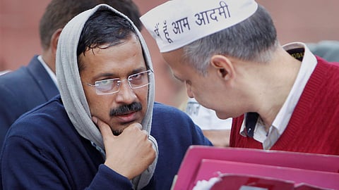 കെജരിവാളും മനീഷ് സിസോദിയയും 
