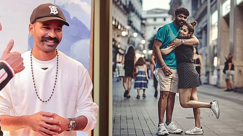 dhanush, Nayanthara and Vignesh